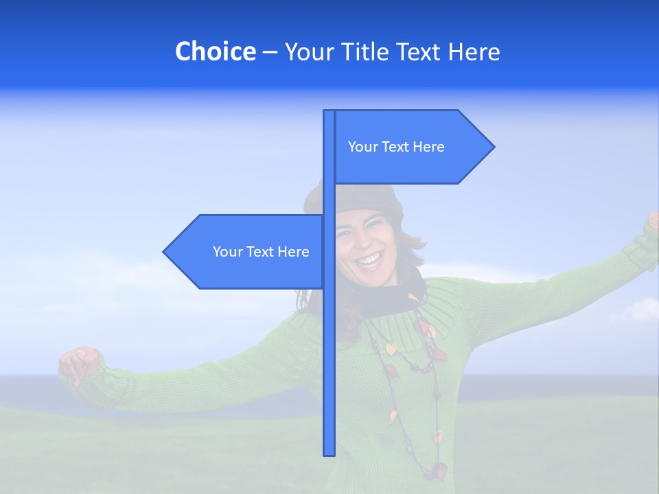 Cloth Colour Face PowerPoint Template