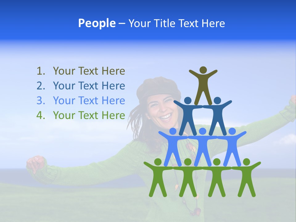 Cloth Colour Face PowerPoint Template