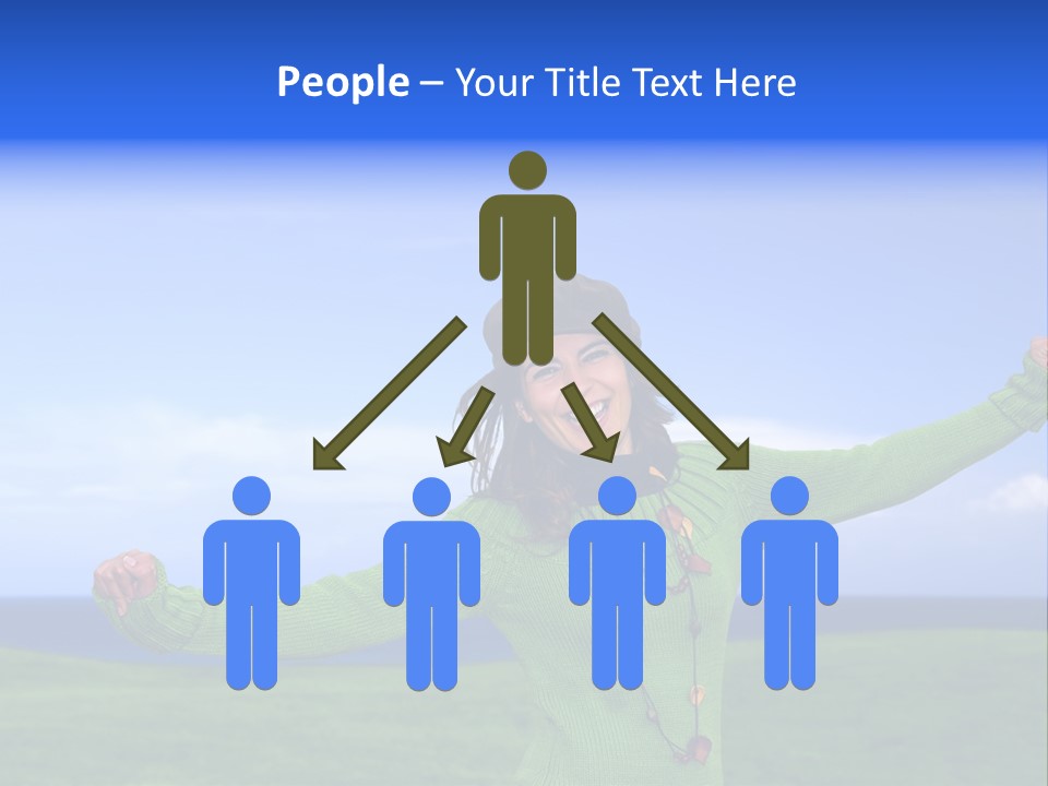 Cloth Colour Face PowerPoint Template