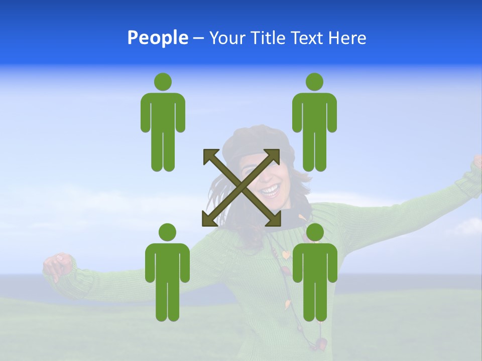 Cloth Colour Face PowerPoint Template