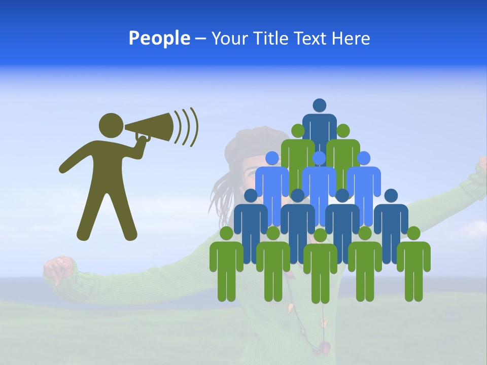 Cloth Colour Face PowerPoint Template