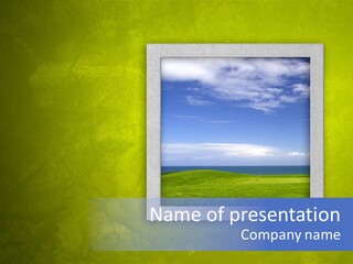 Spring Country Grass PowerPoint Template