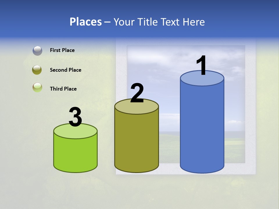 Spring Country Grass PowerPoint Template