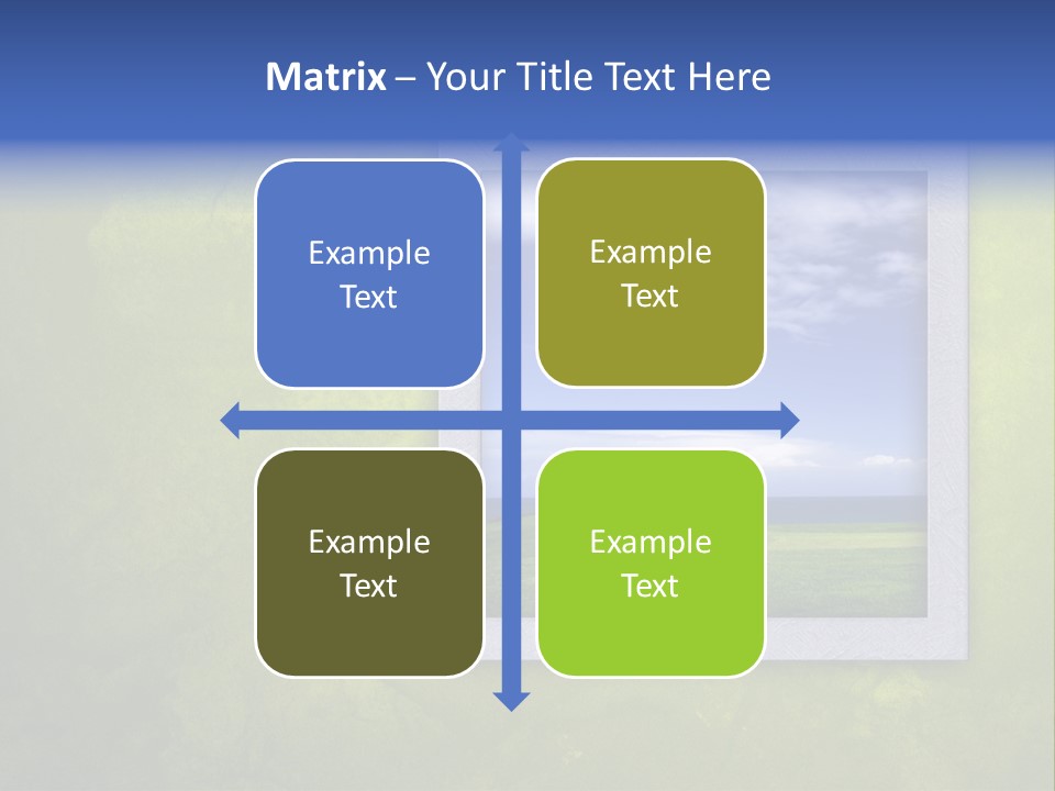 Spring Country Grass PowerPoint Template