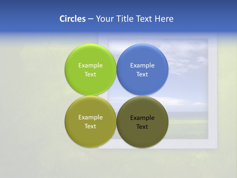 Spring Country Grass PowerPoint Template