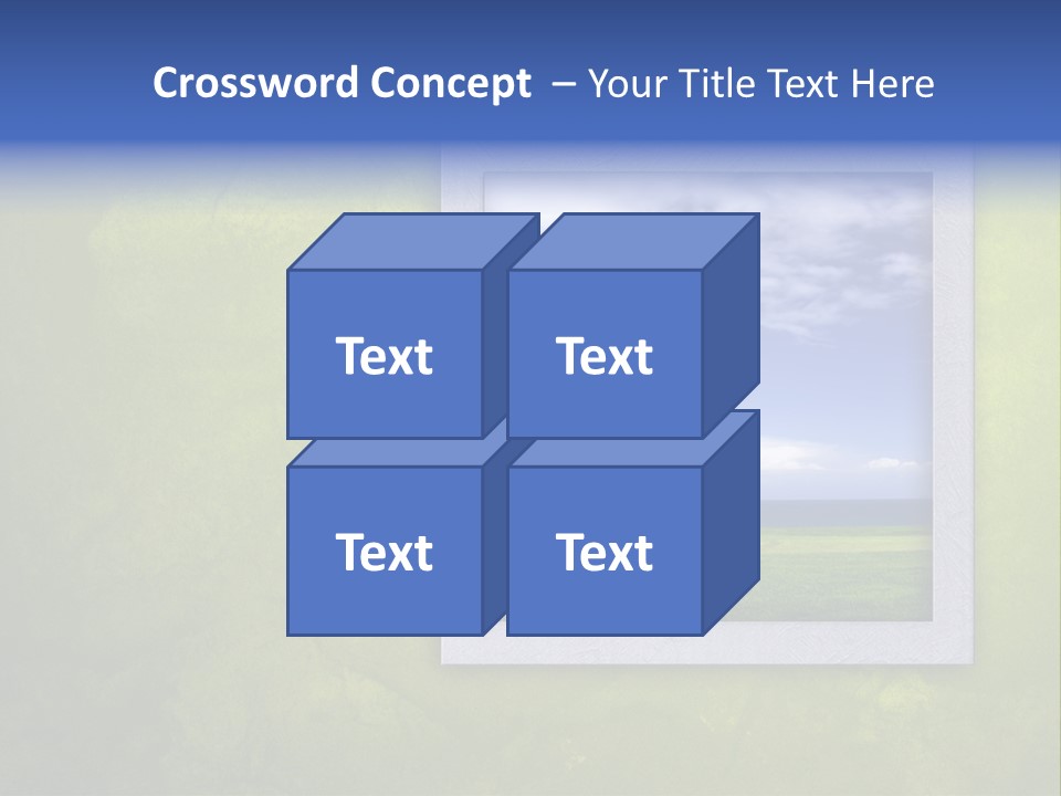 Spring Country Grass PowerPoint Template