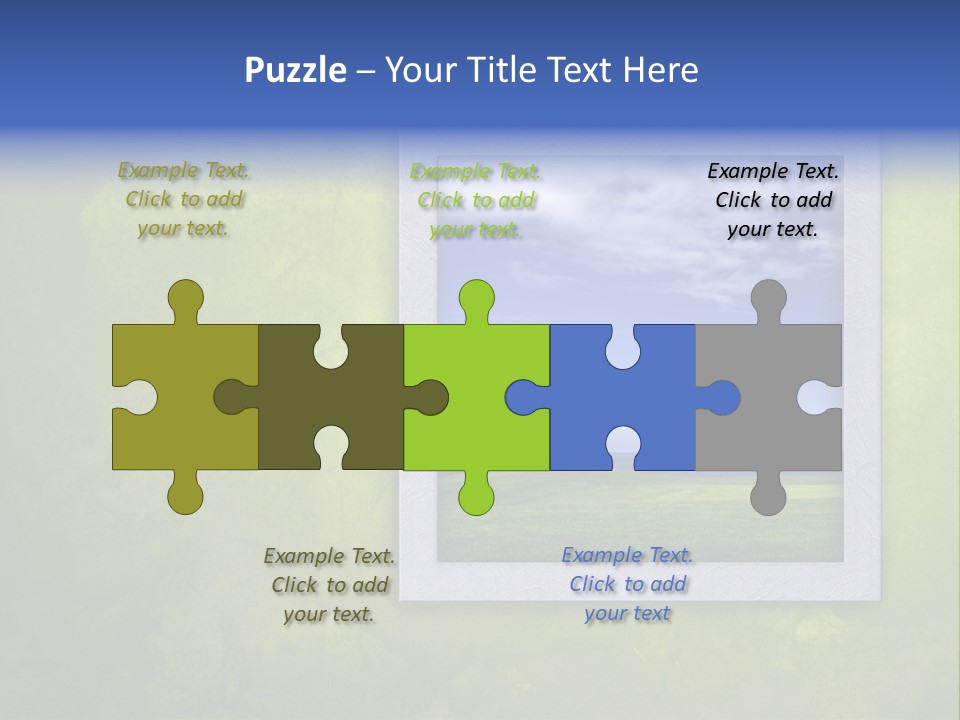 Spring Country Grass PowerPoint Template