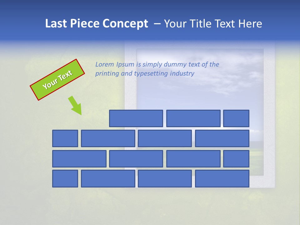 Spring Country Grass PowerPoint Template