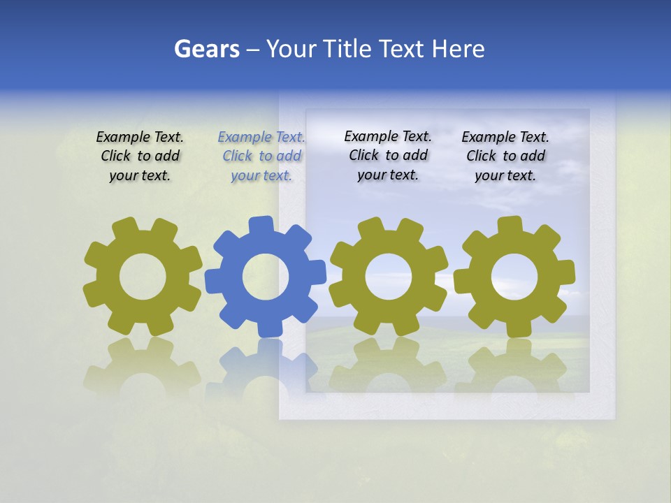 Spring Country Grass PowerPoint Template