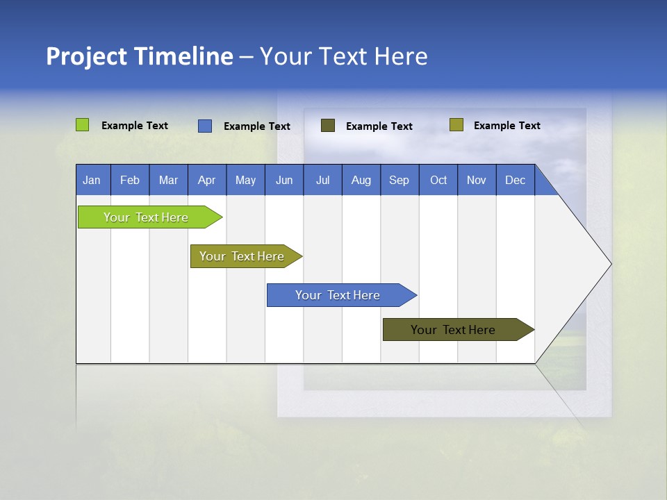 Spring Country Grass PowerPoint Template