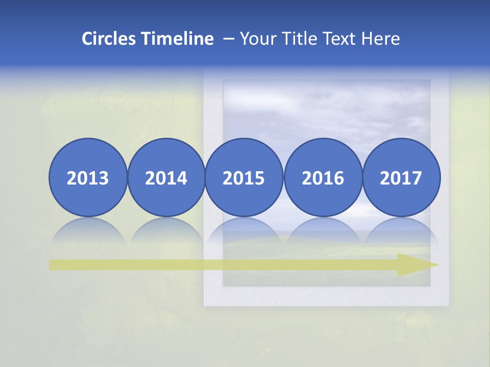 Spring Country Grass PowerPoint Template