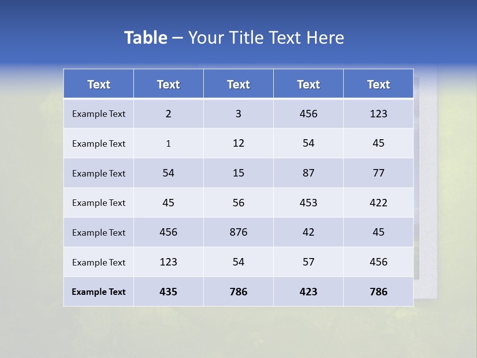 Spring Country Grass PowerPoint Template