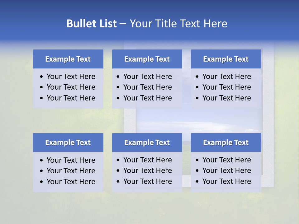 Spring Country Grass PowerPoint Template