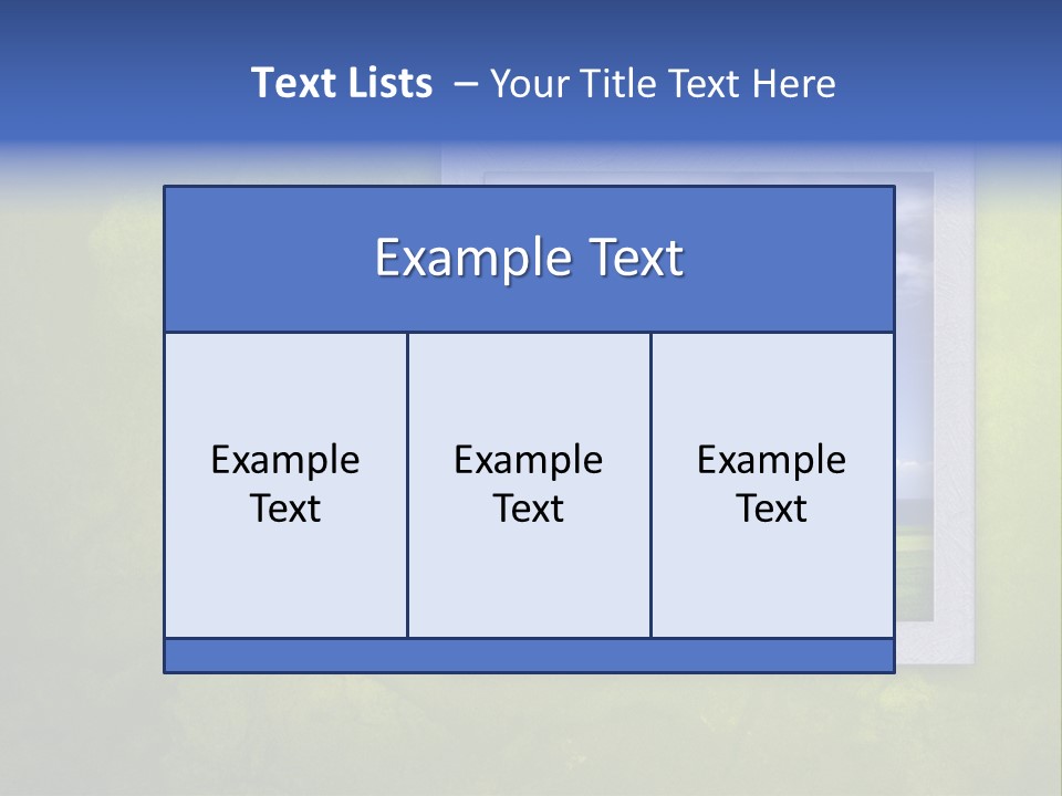 Spring Country Grass PowerPoint Template