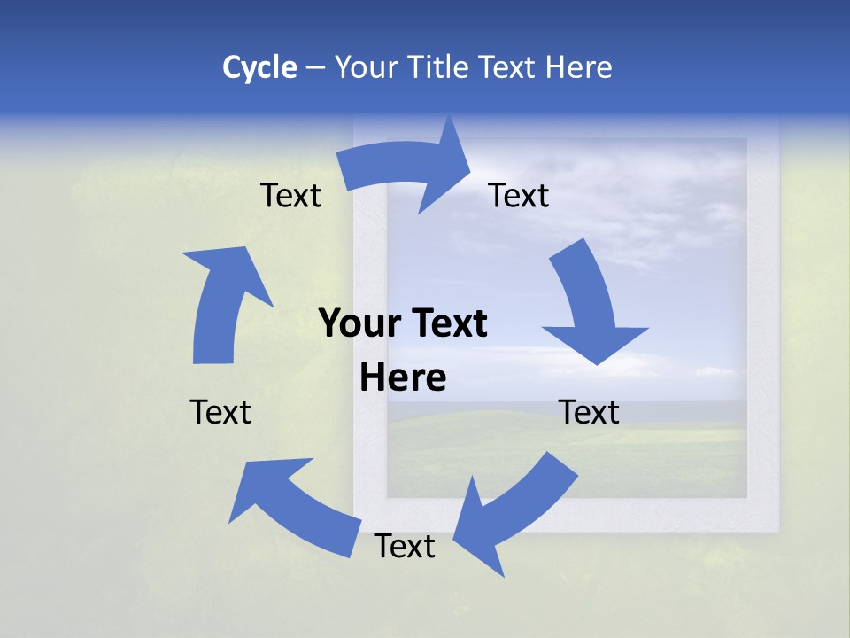 Spring Country Grass PowerPoint Template