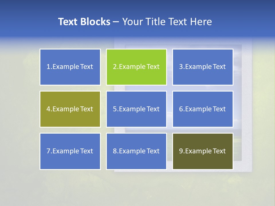 Spring Country Grass PowerPoint Template