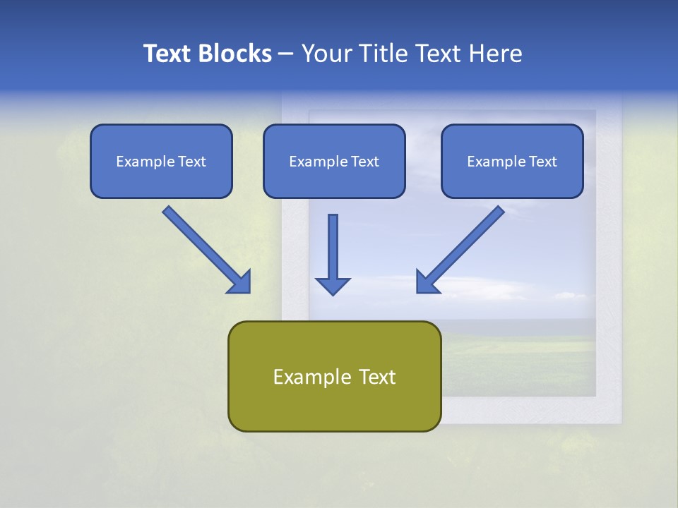 Spring Country Grass PowerPoint Template
