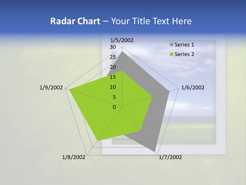Spring Country Grass PowerPoint Template
