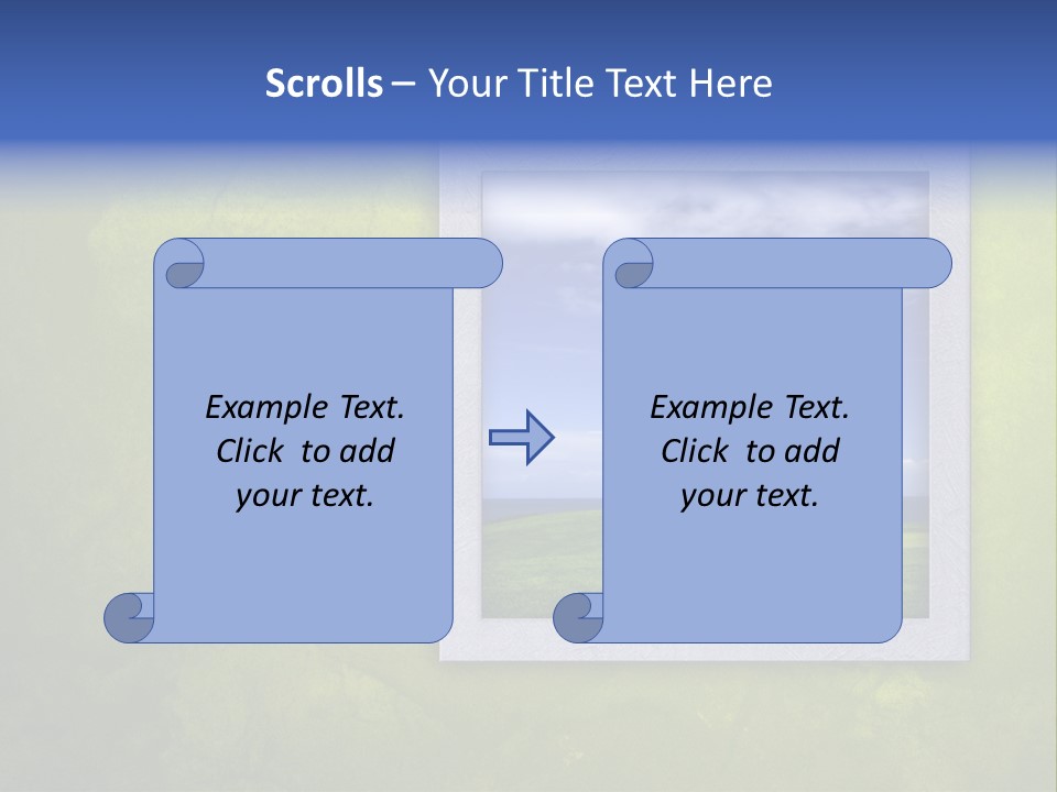 Spring Country Grass PowerPoint Template