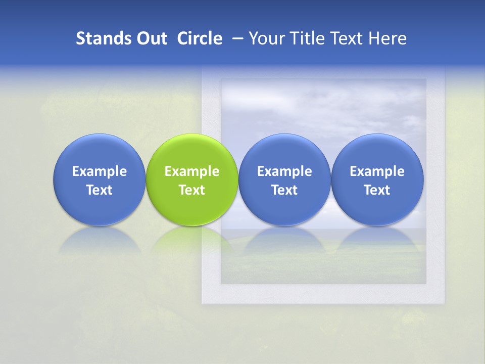 Spring Country Grass PowerPoint Template