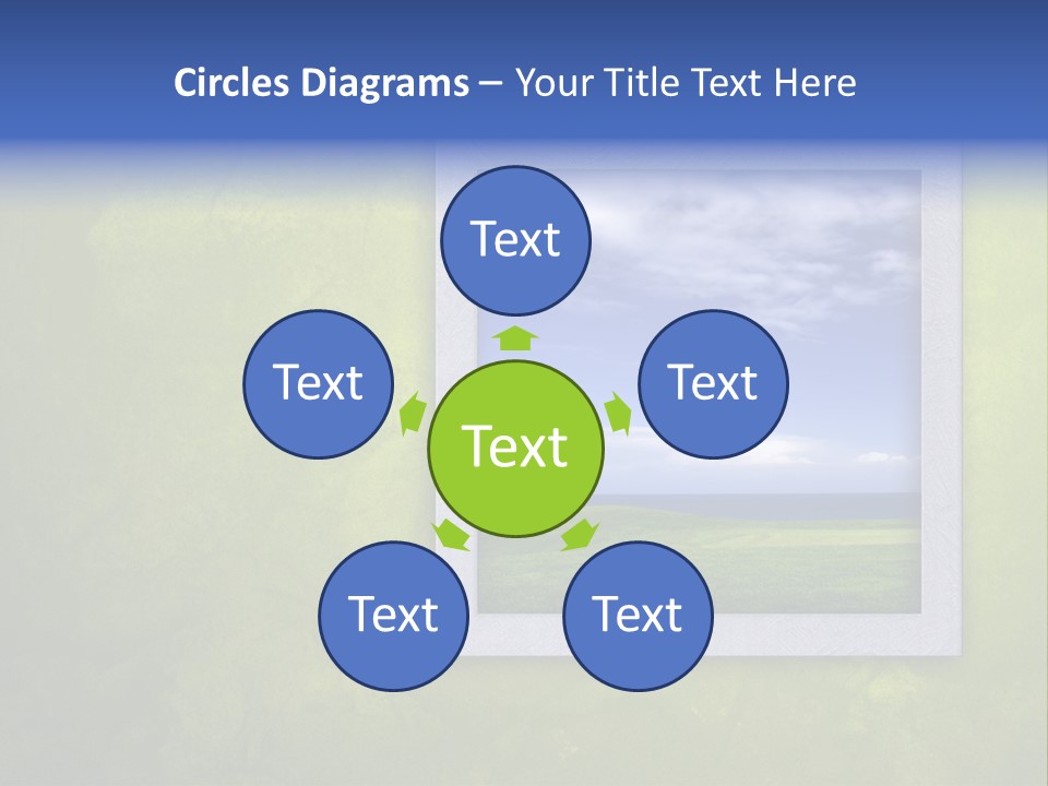 Spring Country Grass PowerPoint Template