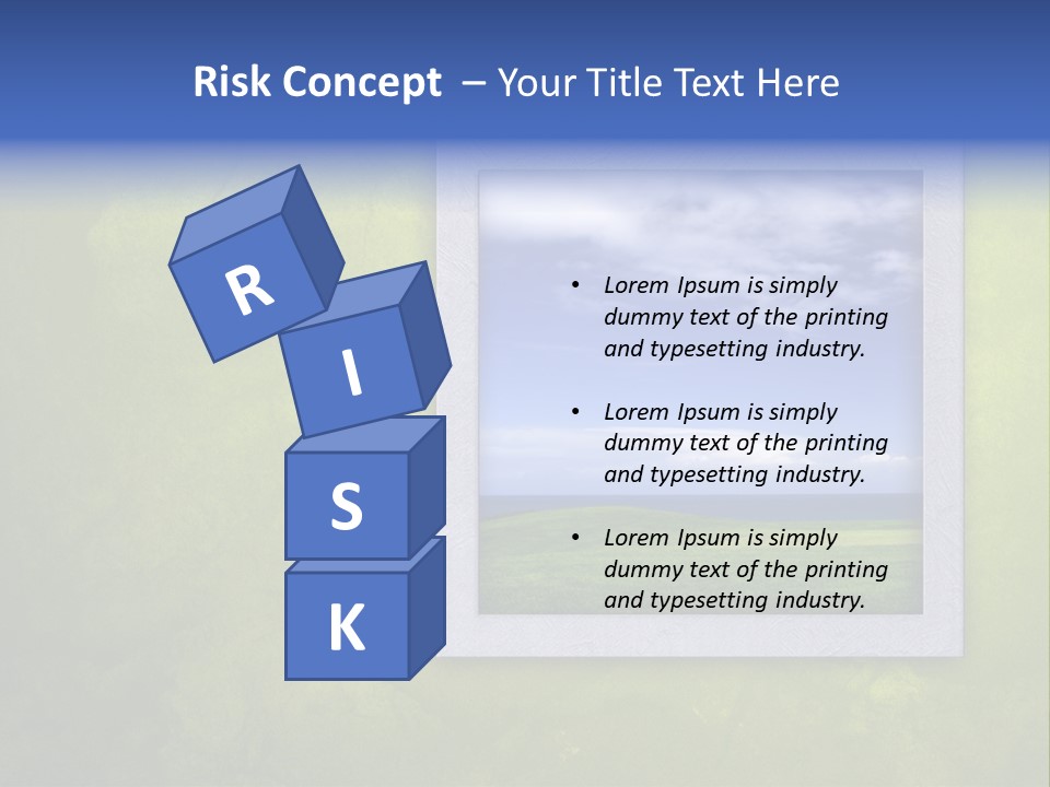 Spring Country Grass PowerPoint Template