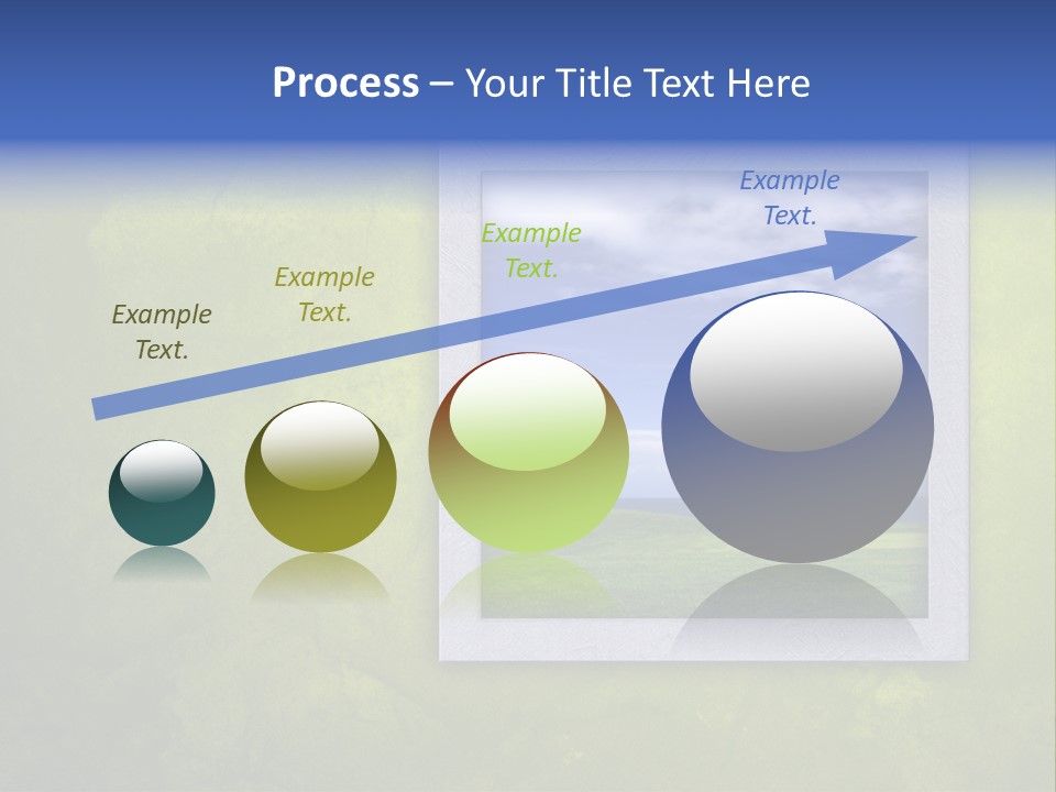 Spring Country Grass PowerPoint Template