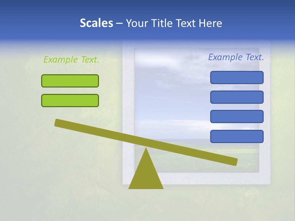 Spring Country Grass PowerPoint Template