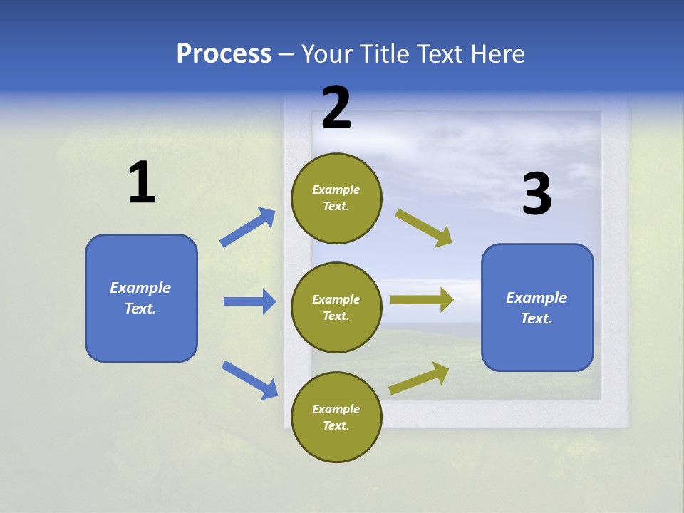 Spring Country Grass PowerPoint Template