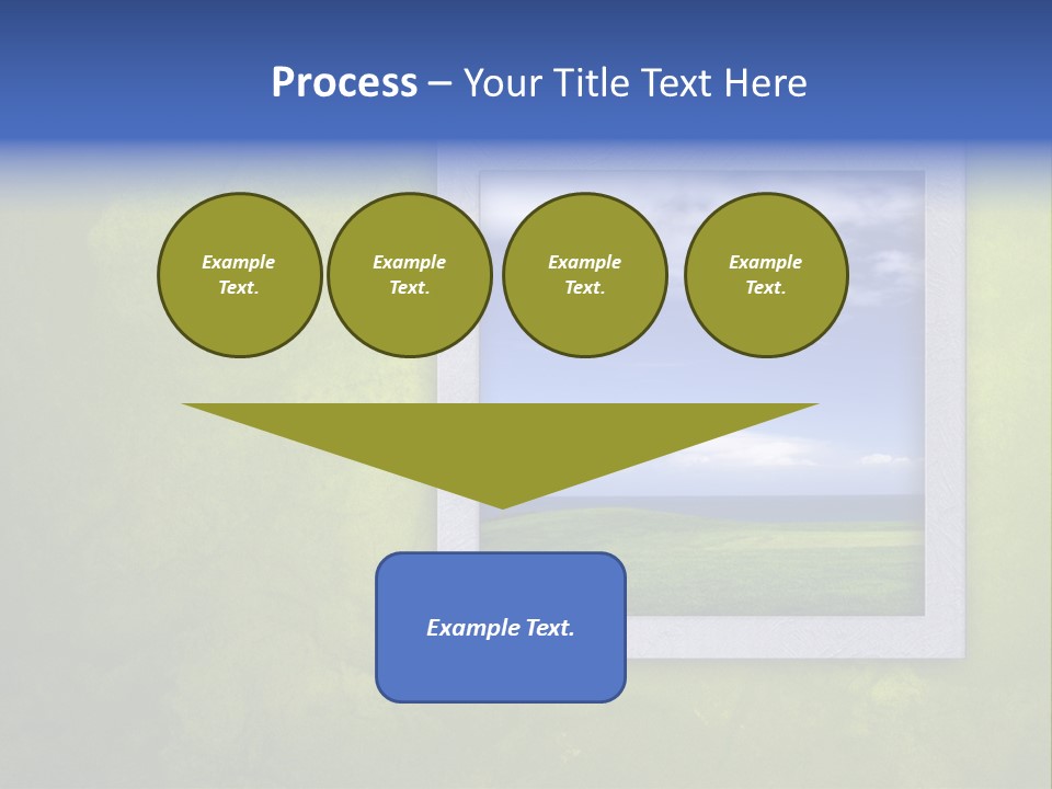 Spring Country Grass PowerPoint Template