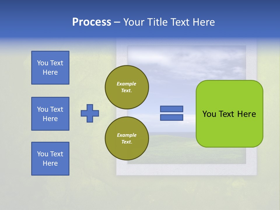 Spring Country Grass PowerPoint Template