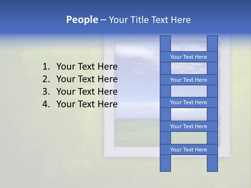 Spring Country Grass PowerPoint Template