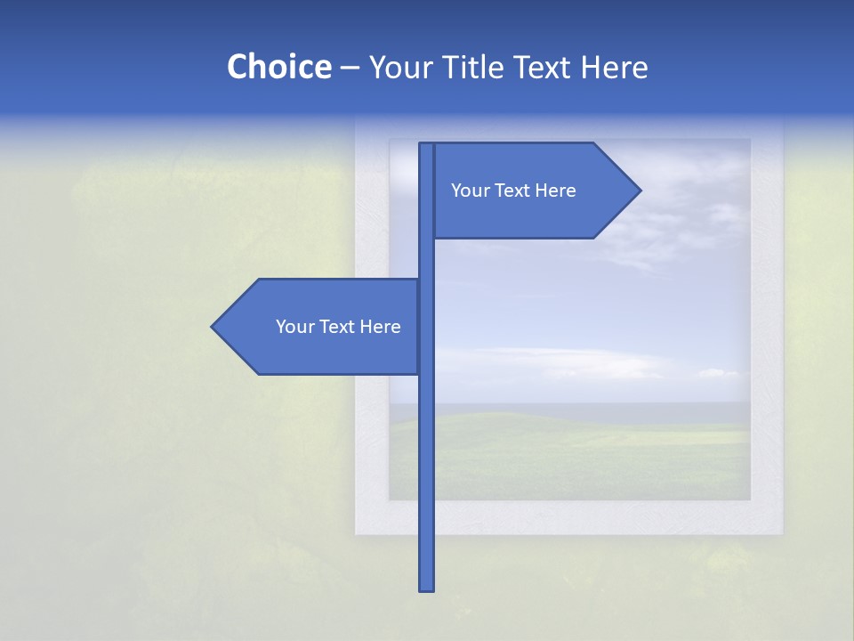 Spring Country Grass PowerPoint Template