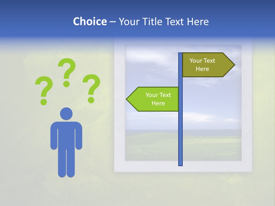 Spring Country Grass PowerPoint Template