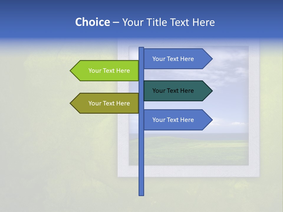 Spring Country Grass PowerPoint Template