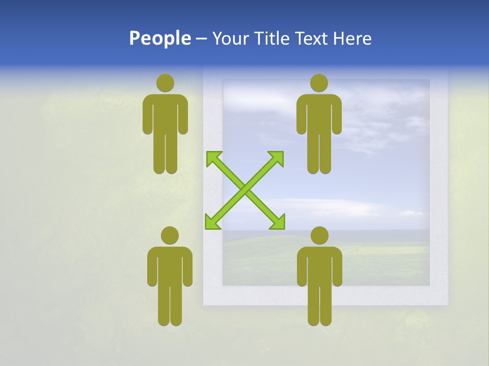 Spring Country Grass PowerPoint Template