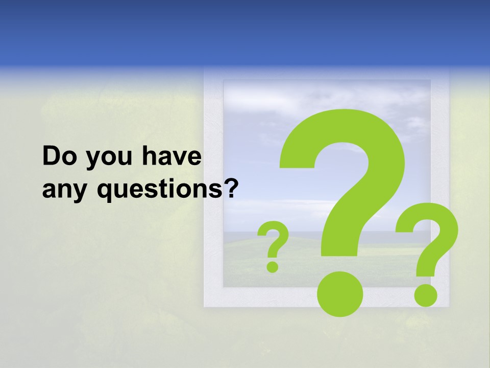 Spring Country Grass PowerPoint Template