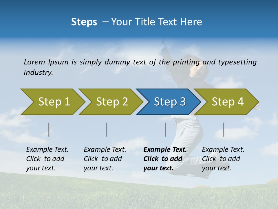 Game Spring Enjoying PowerPoint Template