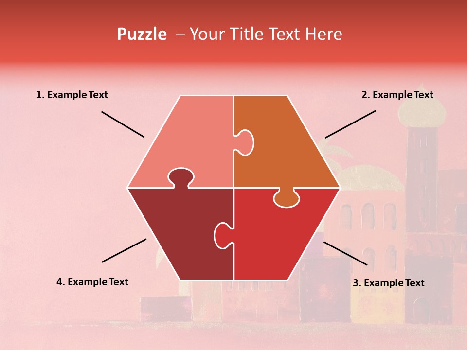 Gold Orange Red PowerPoint Template