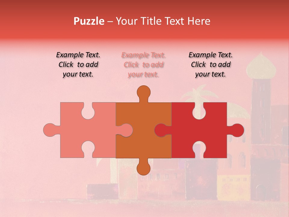 Gold Orange Red PowerPoint Template