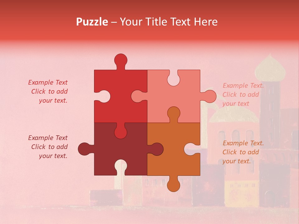 Gold Orange Red PowerPoint Template