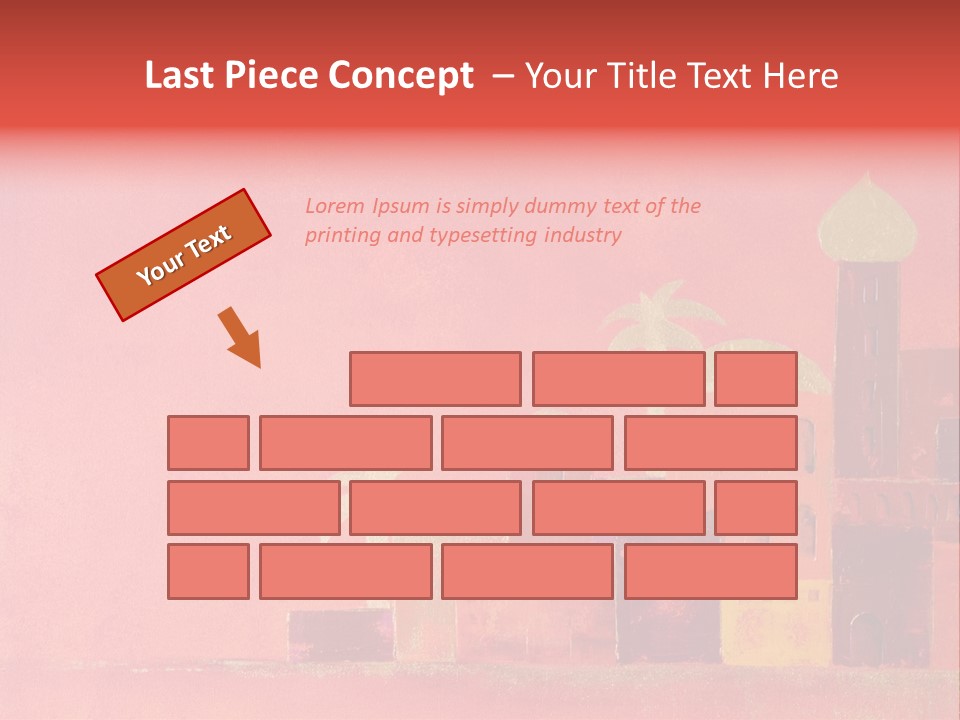 Gold Orange Red PowerPoint Template