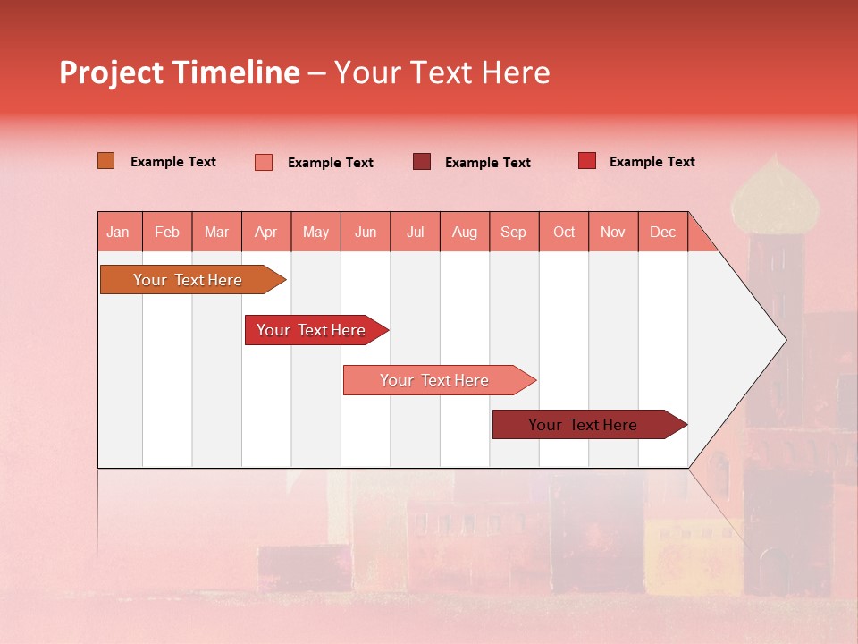 Gold Orange Red PowerPoint Template