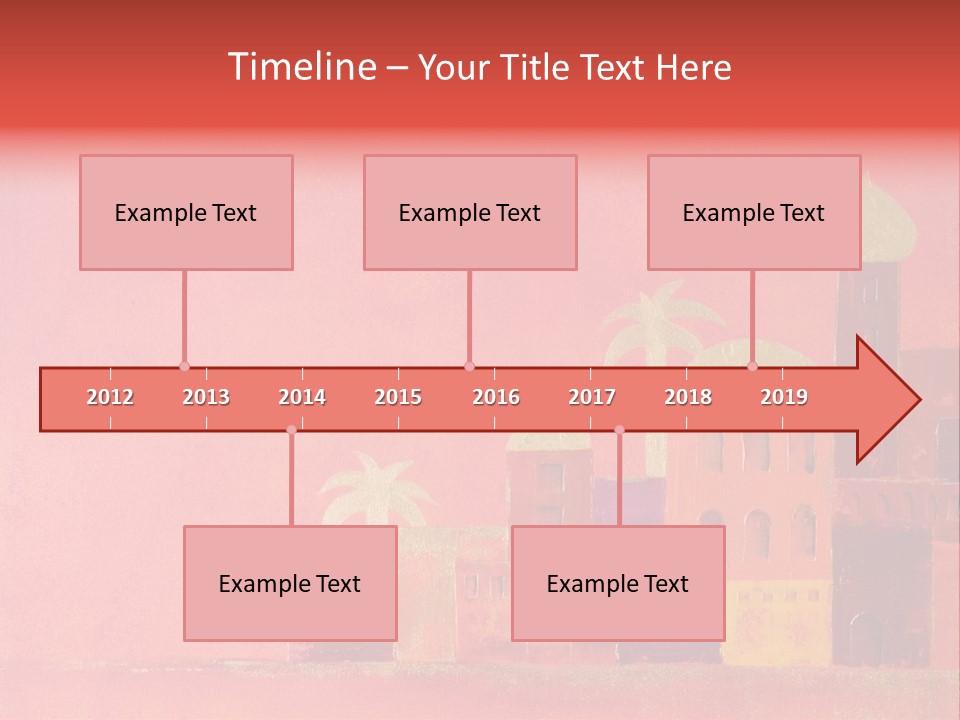 Gold Orange Red PowerPoint Template