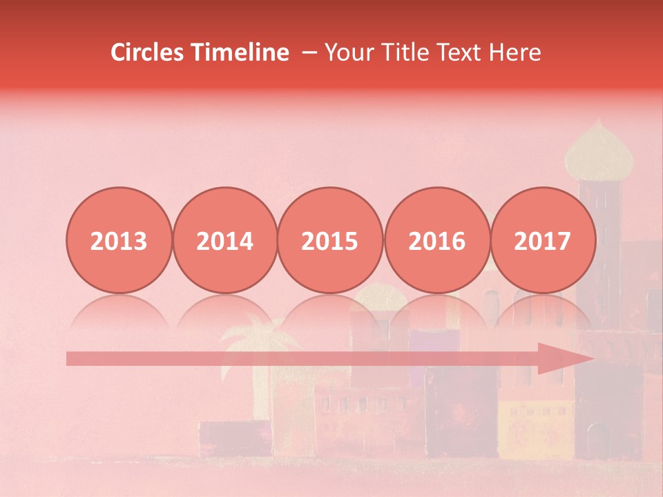 Gold Orange Red PowerPoint Template