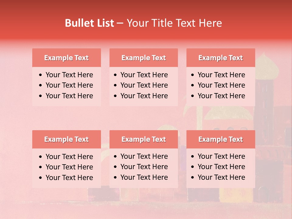 Gold Orange Red PowerPoint Template