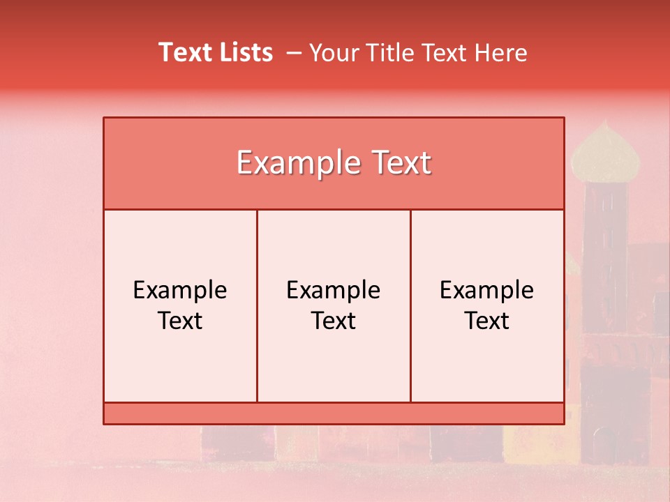 Gold Orange Red PowerPoint Template