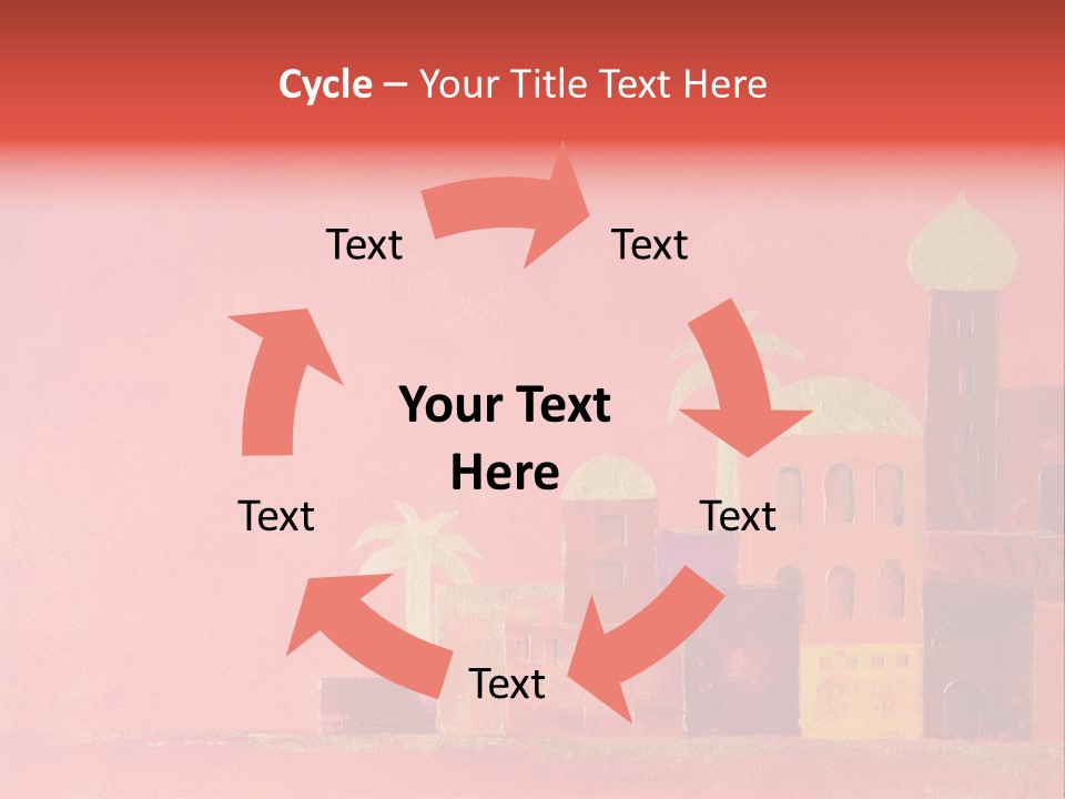 Gold Orange Red PowerPoint Template