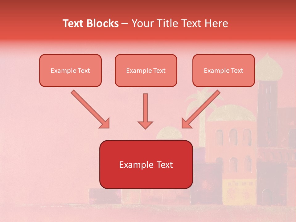 Gold Orange Red PowerPoint Template