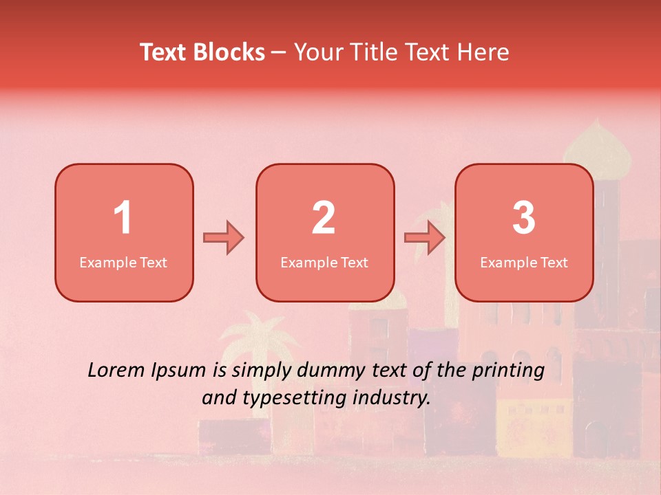 Gold Orange Red PowerPoint Template